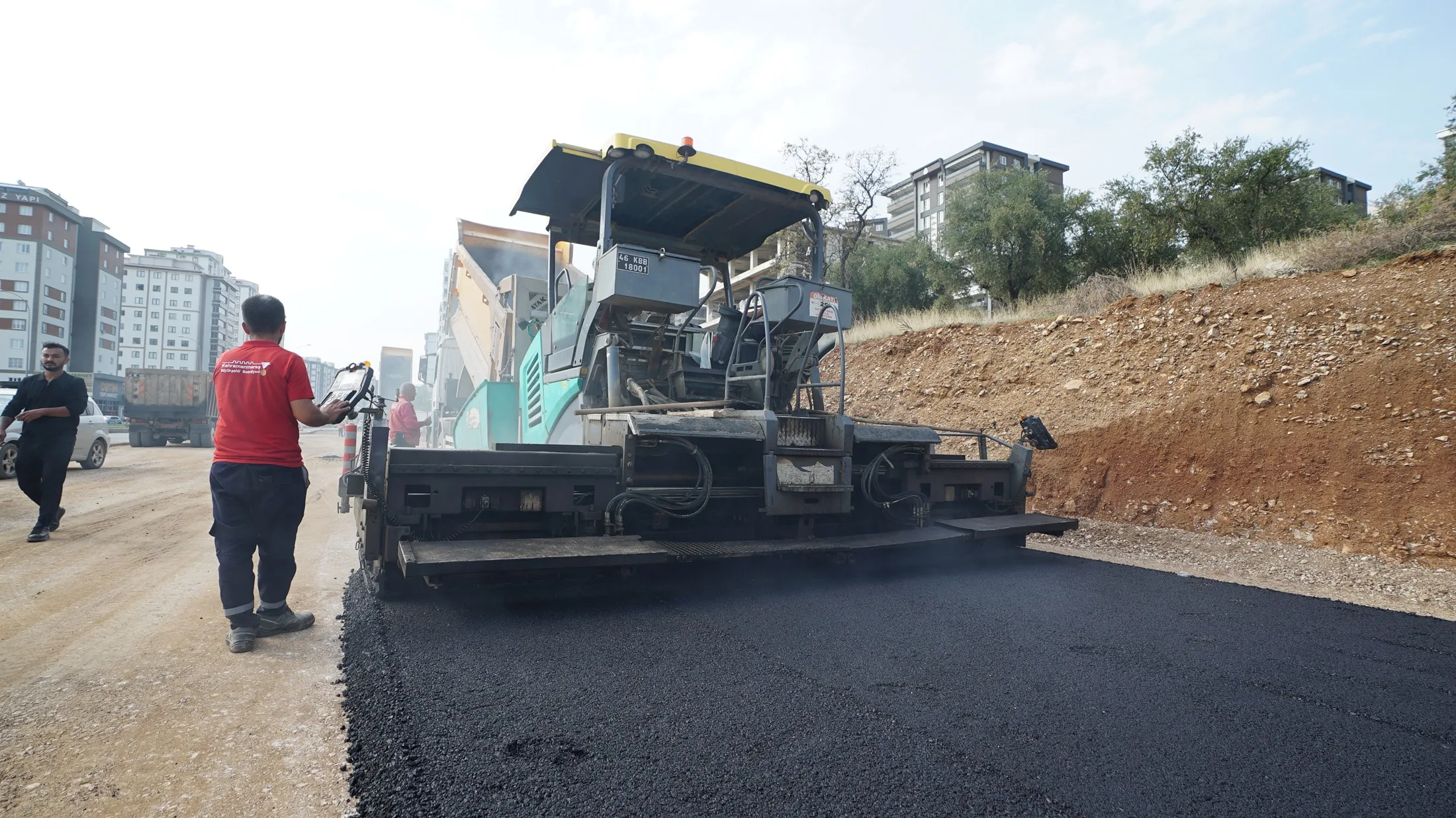 Tömek kavşağı yeni görünümüne kavuşuyor!
