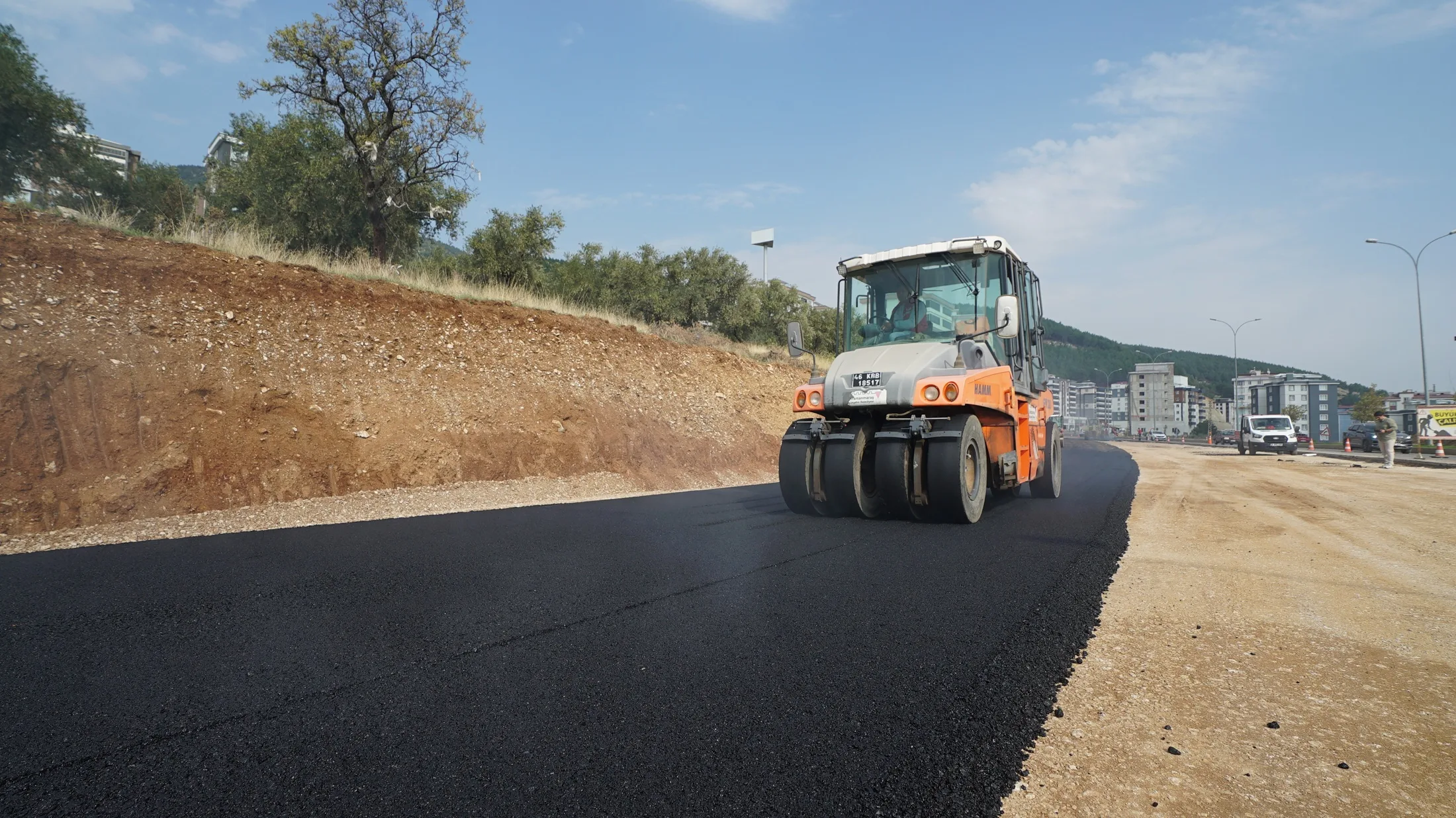 Tömek kavşağı yeni görünümüne kavuşuyor!