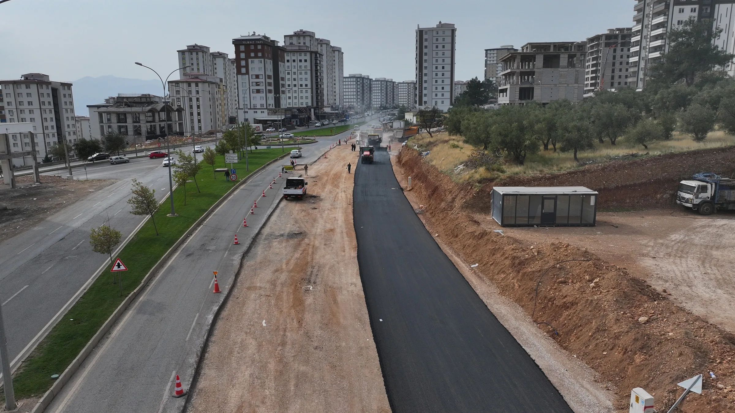 Tömek kavşağı yeni görünümüne kavuşuyor!
