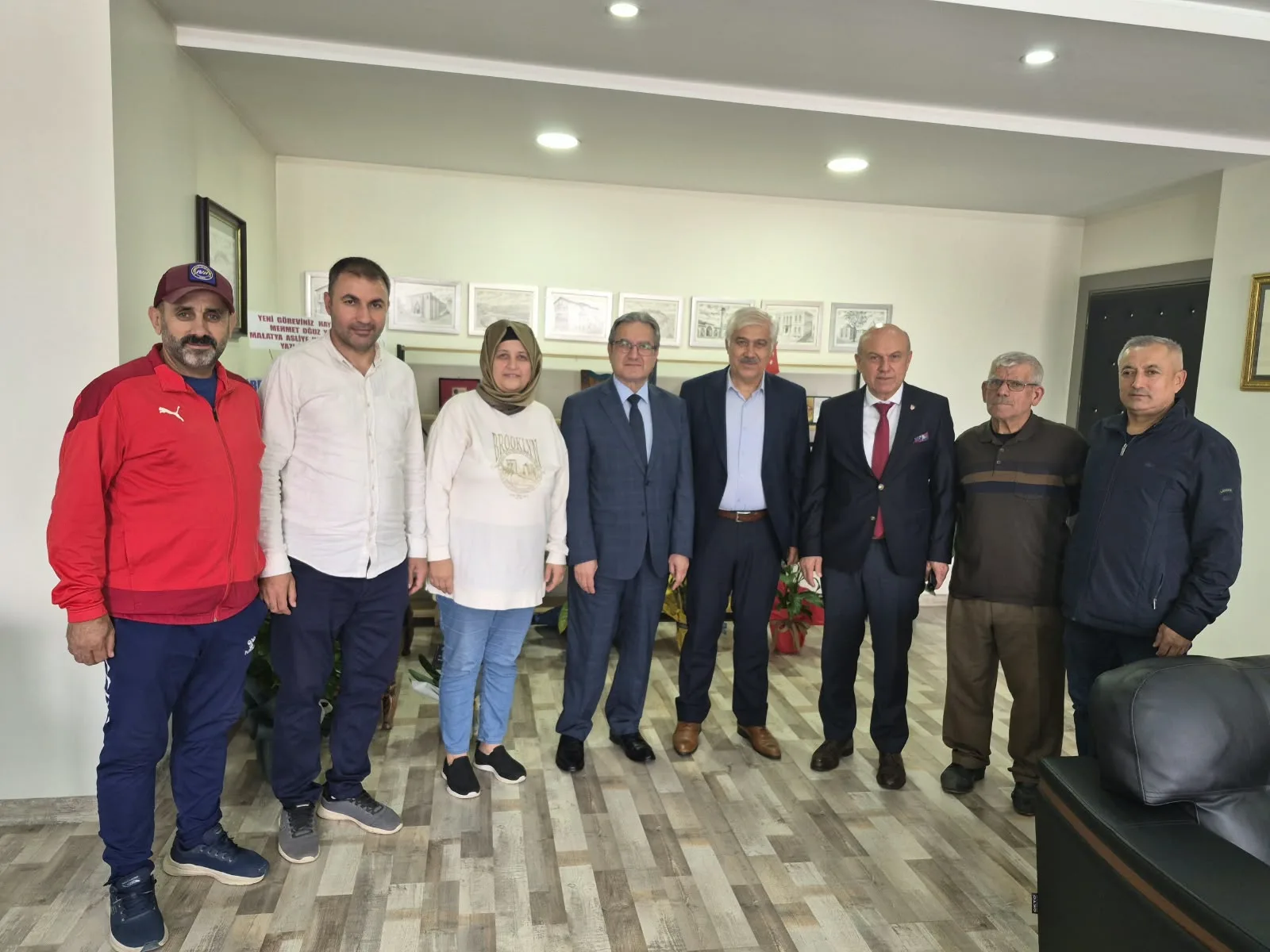 Askf'den müdür yanardağ’a “hayırlı olsun” ziyareti!