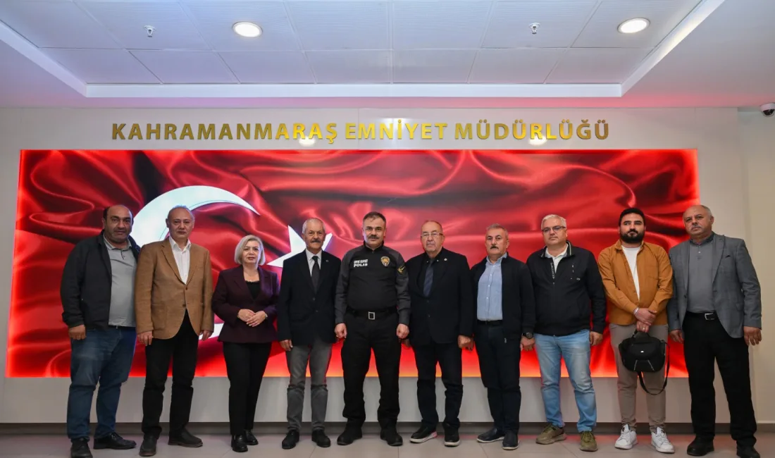 Kahramanmaraş’ta basının önde gelen temsilcileri, kentin yeni emniyet müdürüne hayırlı