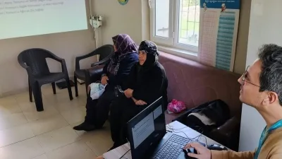 Kahramanmaraş'ın Andırın ilçesinde toplum sağlığını korumak amacıyla kırsal mahallelerde saha