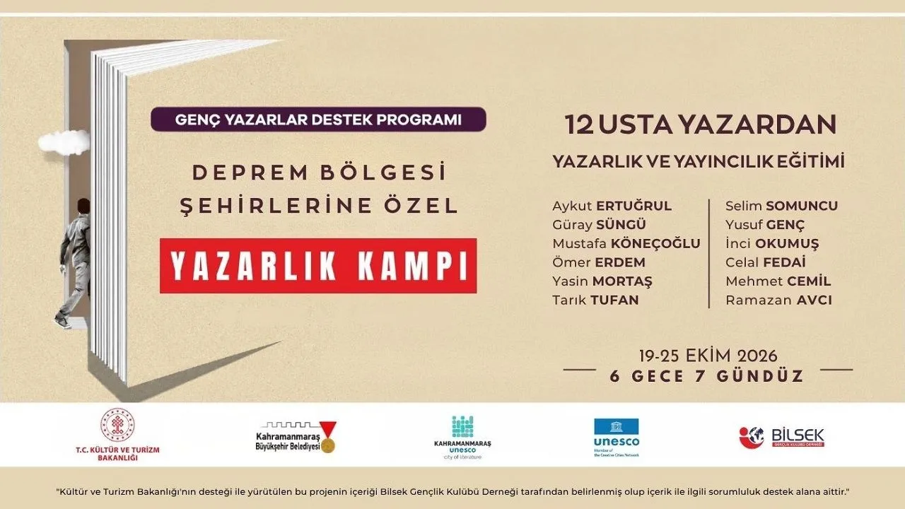 Edebiyat şehrinde dev organizasyon: genç yazarlar kampı başlıyor!