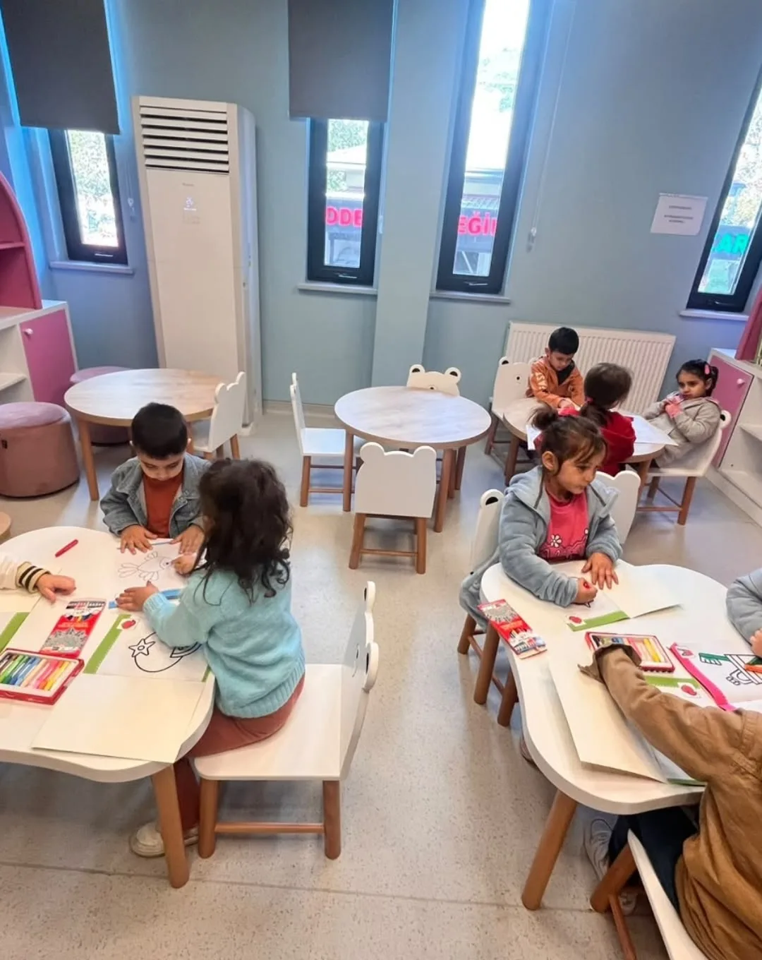 Andırın i̇lçe halk kütüphanesi’nde minik misafirler!