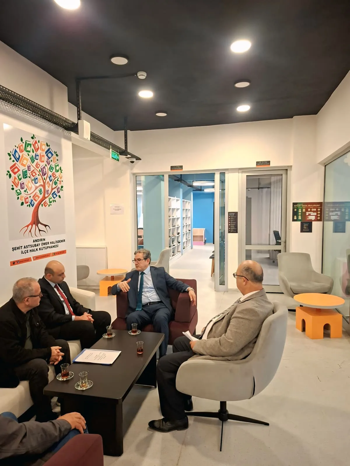 İl müdürü yanardağ’dan andırın’da kütüphane ziyareti!