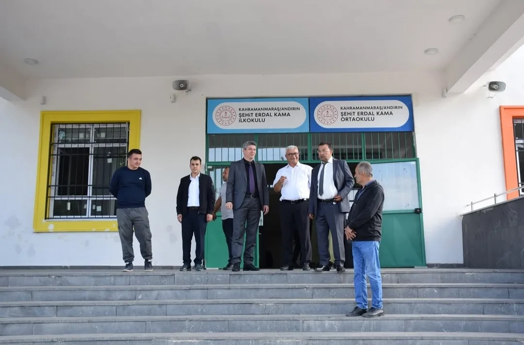 Andırın i̇lçe millî eğitim’den şehit erdal kama okuluna ziyaret