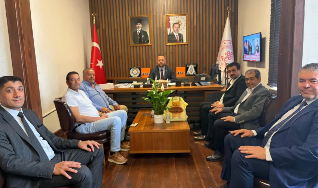 Akdeniz Kahramanmaraş Dernekler Federasyonu yönetimi, Mersin’deki kamu kurum müdürlerine bir
