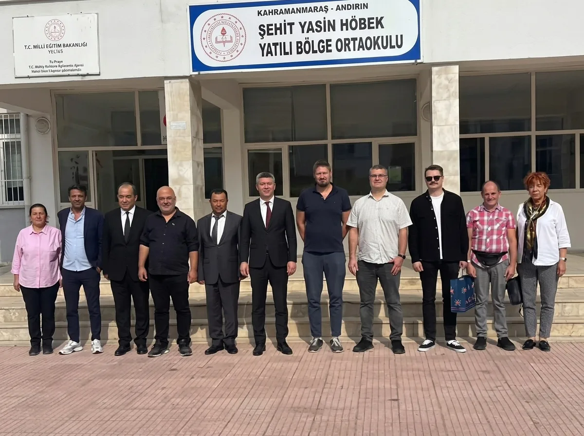 Estonyalı eğitimcilerden andırın’a erasmus+ ziyareti!