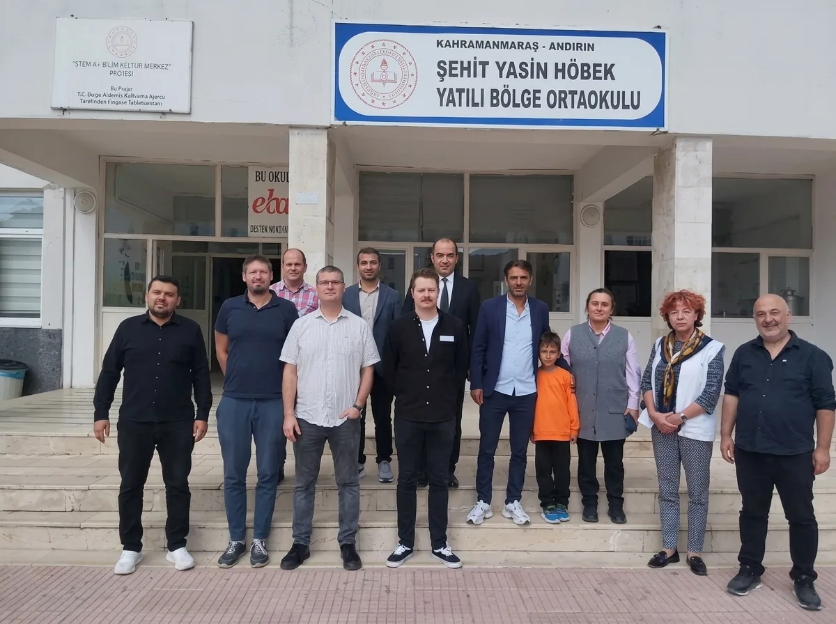 Estonyalı eğitimcilerden andırın’a erasmus+ ziyareti!
