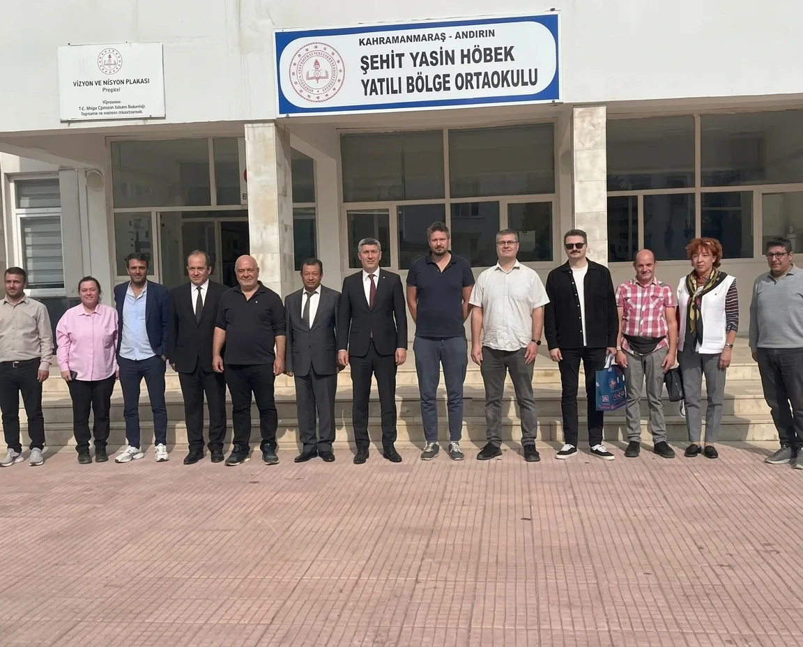 Erasmus+ Okul Eğitimi Akreditasyonu kapsamında Estonya’dan Kahramanmaraş’a gelen öğretmenler, Andırın