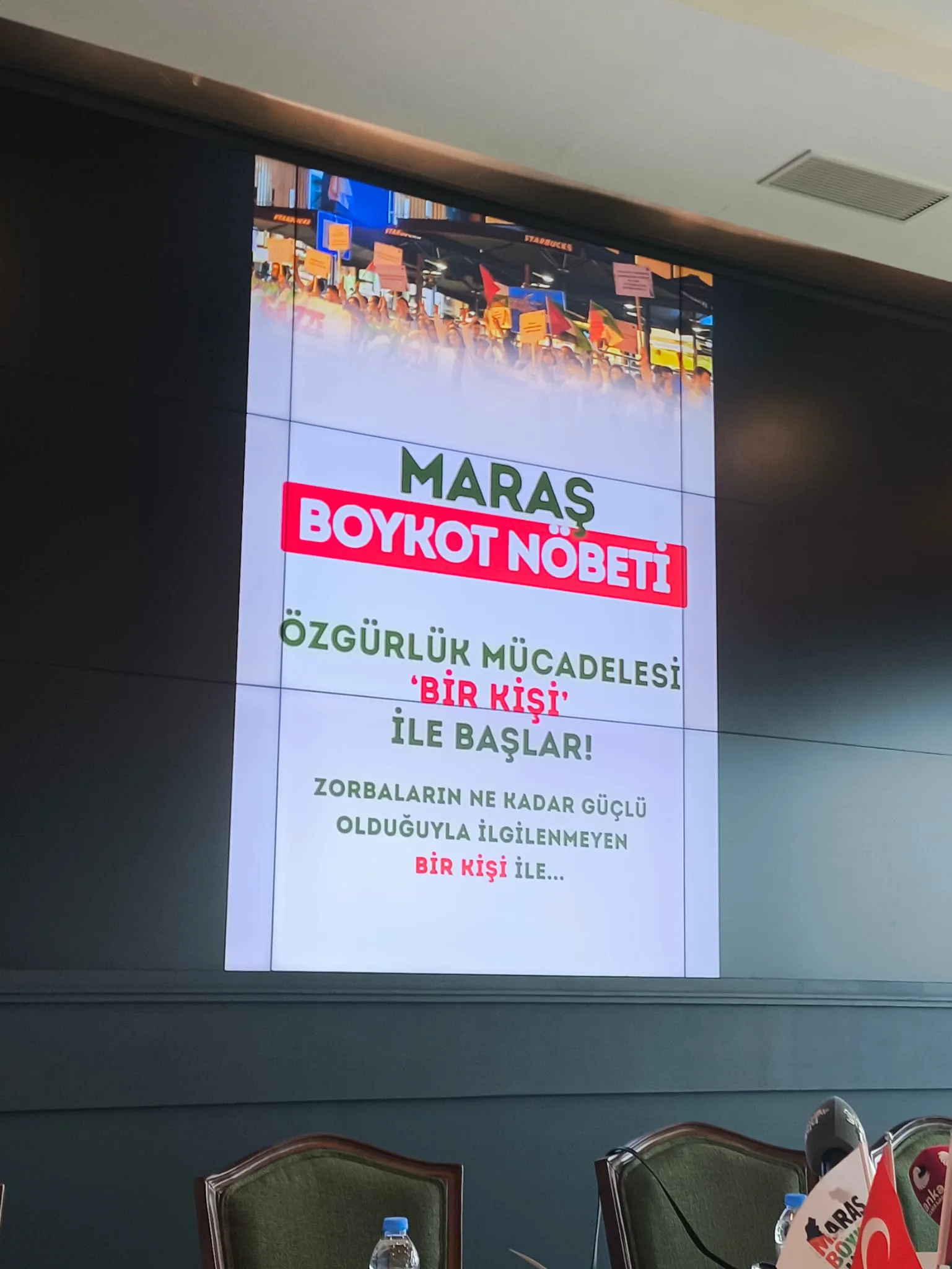 Kahramanmaraş’ta 365 günlük boykot nöbeti!