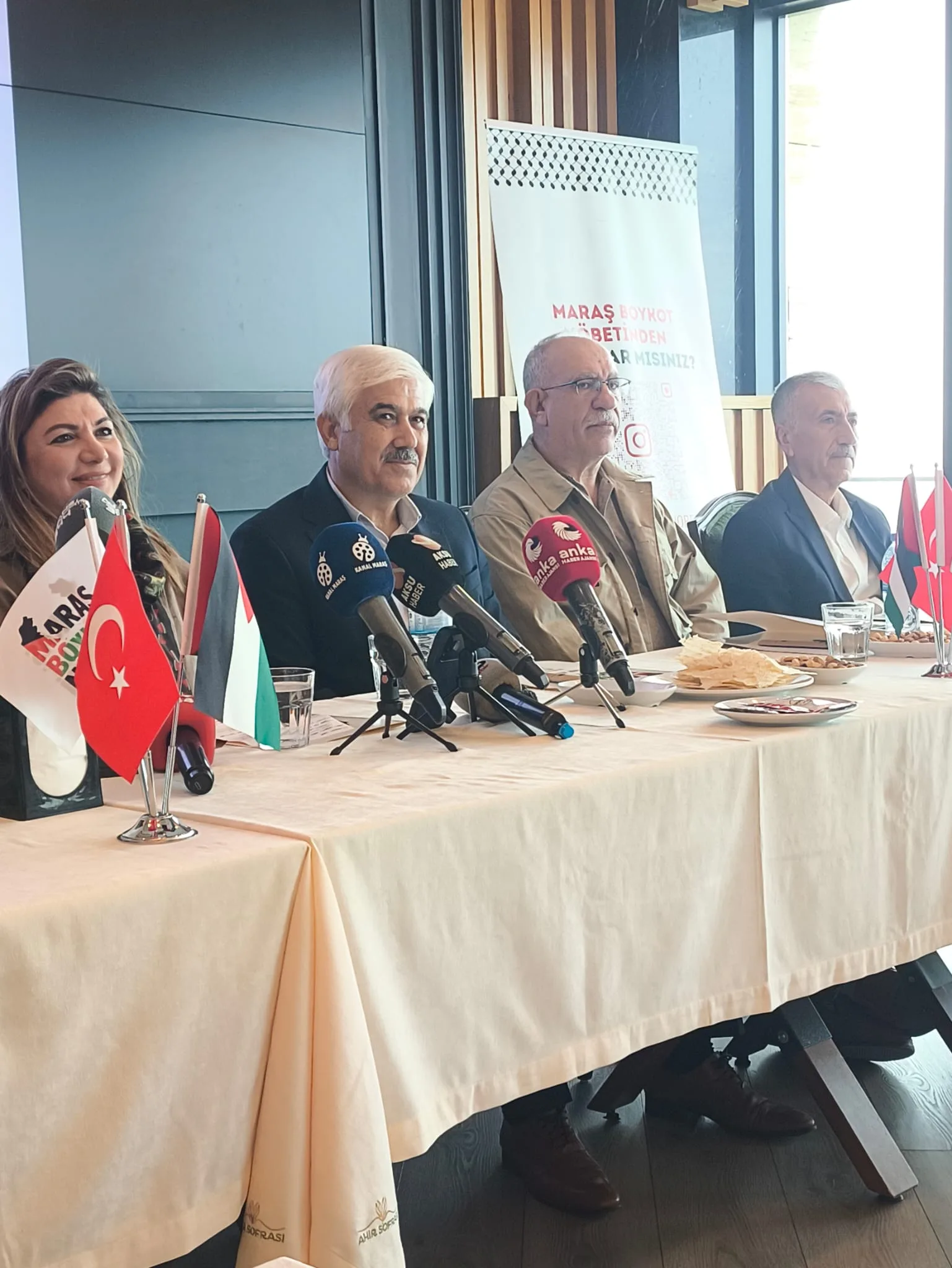 Kahramanmaraş Büyükşehir Belediyesi ve Maraş Boykot Nöbeti iş birliğiyle, kentte