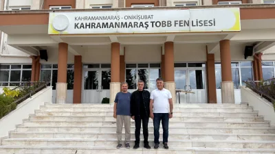 Güçlendirme çalışmaları tamamlanan Kahramanmaraş TOBB Fen Lisesi’nde incelemelerde bulunan İl