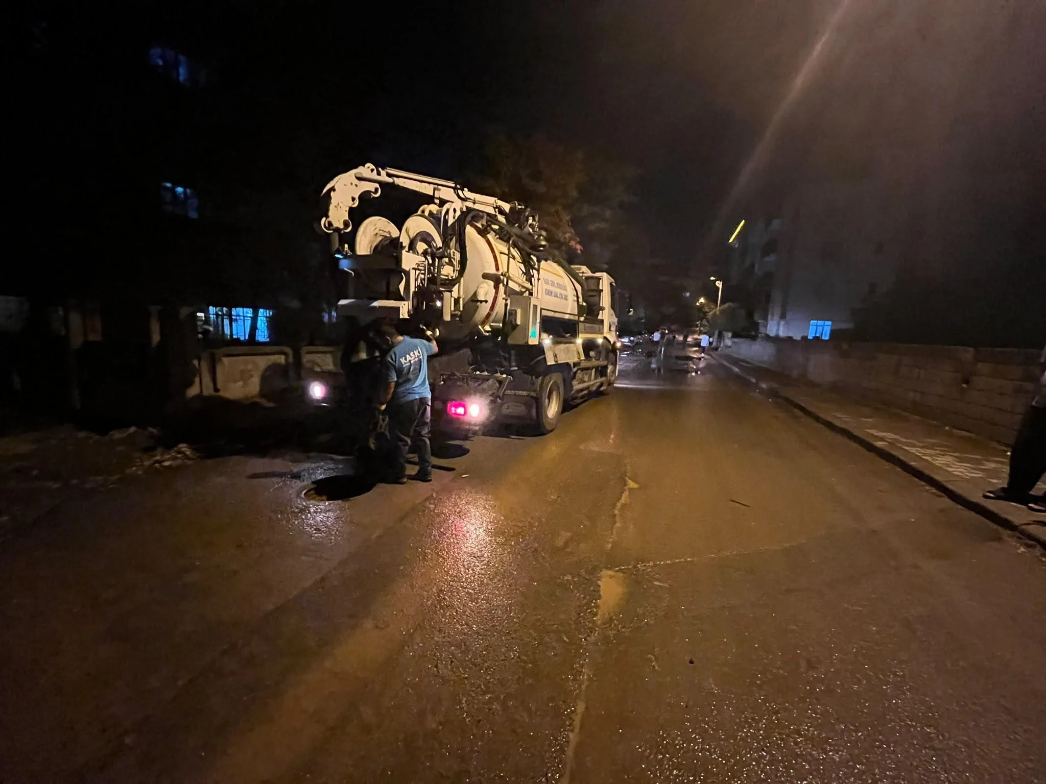 Kaski̇ gece gündüz altyapı nöbetinde!