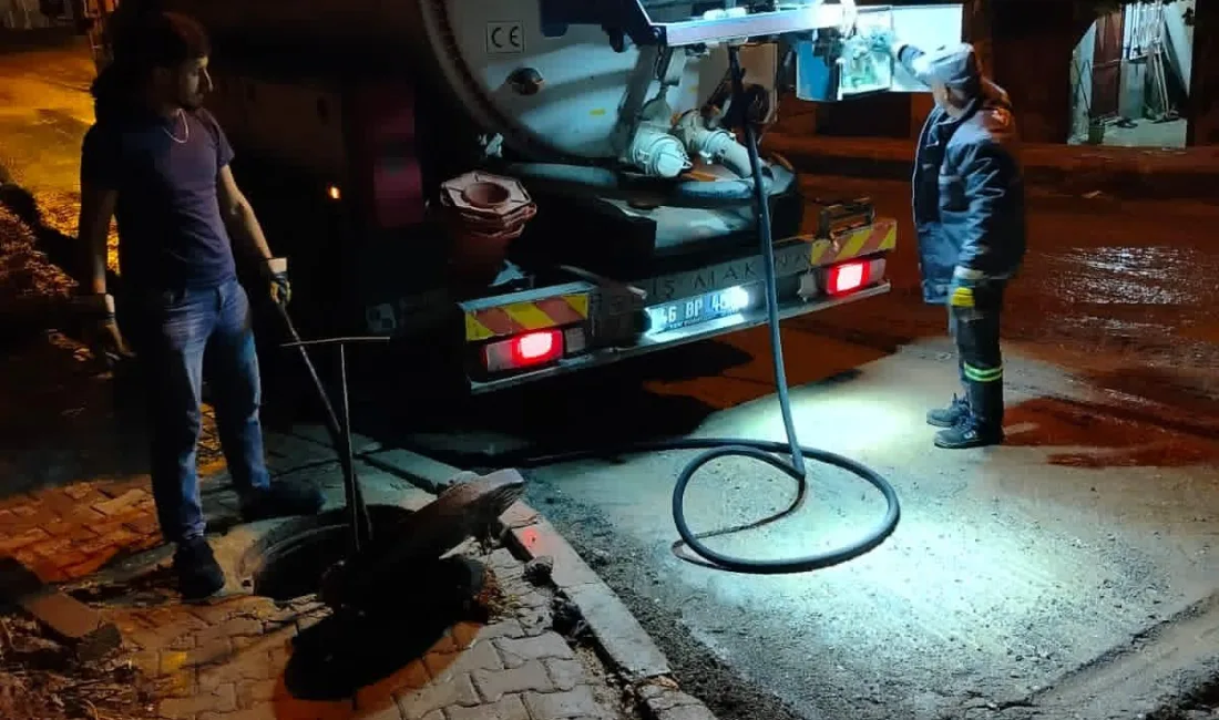 Kahramanmaraş Su ve Kanalizasyon İdaresi (KASKİ) Genel Müdürlüğü ekipleri, kent