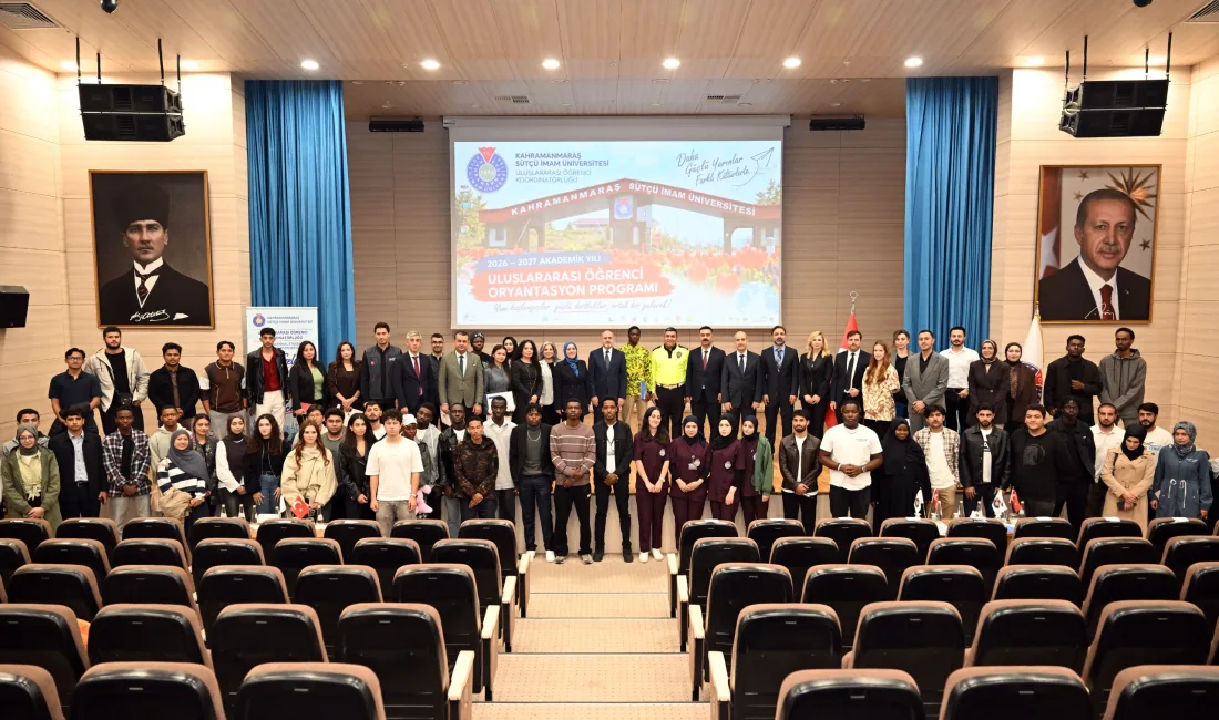 Kahramanmaraş Sütçü İmam Üniversitesinde (KSÜ) 2026-2027 akademik yılı kapsamında düzenlenen