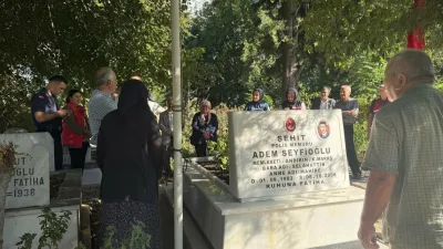 Kahramanmaraş’ın Andırın ilçesinde, aziz şehit Polis Memuru Adem Seyfioğlu, şehadetinin