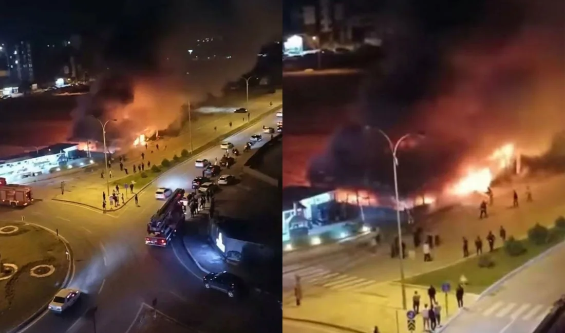 Kahramanmaraş’ın Onikişubat ilçesine bağlı Üngüt Mahallesi’nde dün gece bir iş