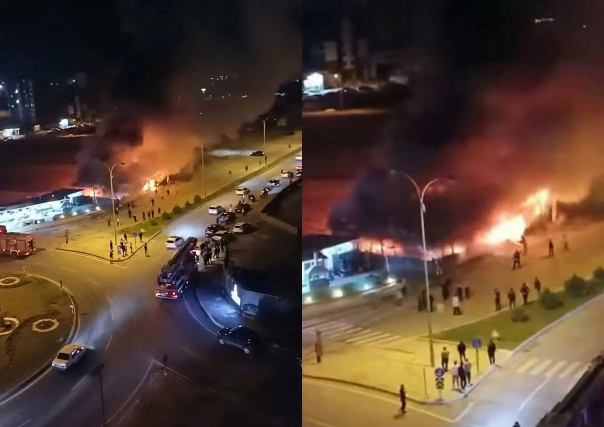 Kahramanmaraş’ın Onikişubat ilçesine bağlı Üngüt Mahallesi’nde dün gece bir iş